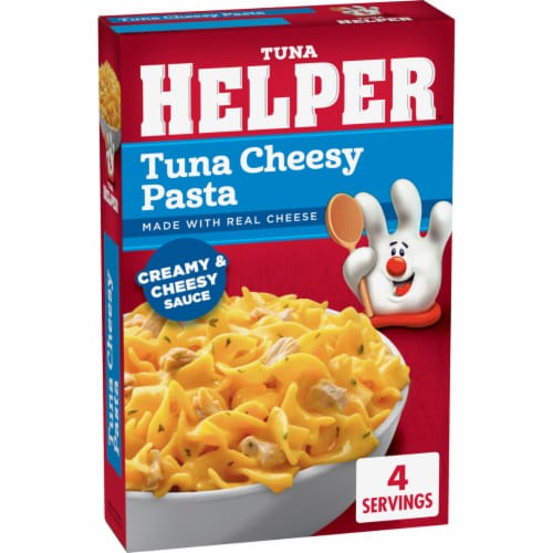 Tuna Helper Cheesy Pasta Perspective: top