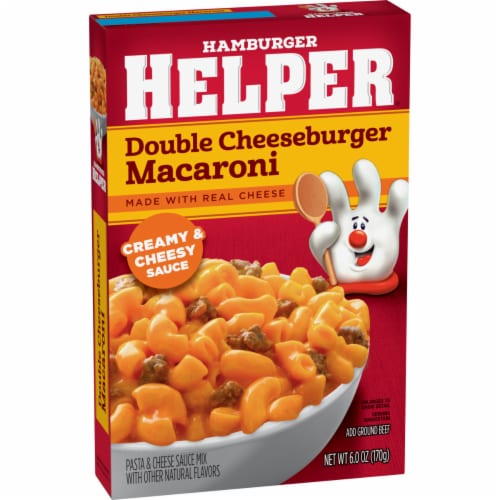 Hamburger Helper Double Cheeseburger Macaroni Perspective: top