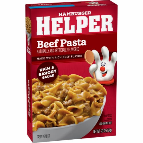 Hamburger Helper Beef Pasta Perspective: top