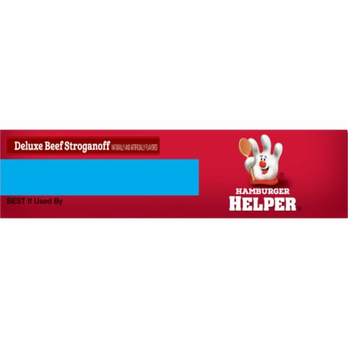 Hamburger Helper® Deluxe Beef Stroganoff Pasta Meal Kit Perspective: top