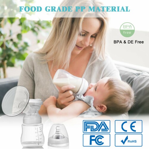 Costway Electric Double Breast Pump Breast Pump Portable Dual Suction