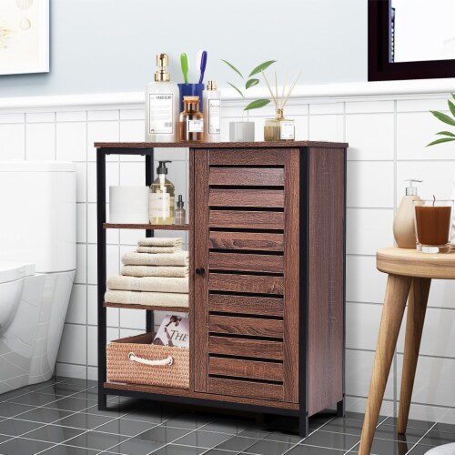 Short Pedestal Sink Washroom Storage Furniture w/Double Doors and Moveable  Shelf, 1 Unit - Kroger