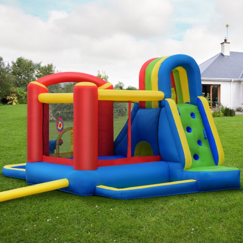 inflatable water slide without blower