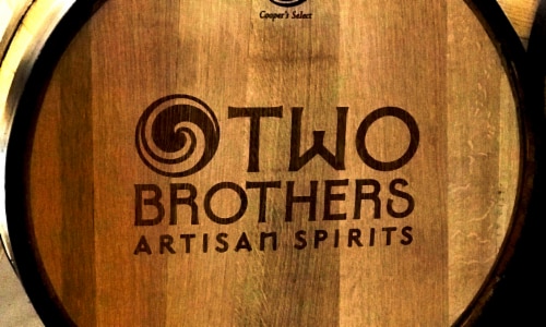 Two Brothers Small Batch Bourbon Perspective: top