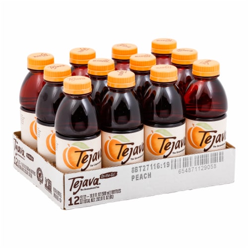 Tejava™ Tea Unsweetened Black Tea - Peach Perspective: top