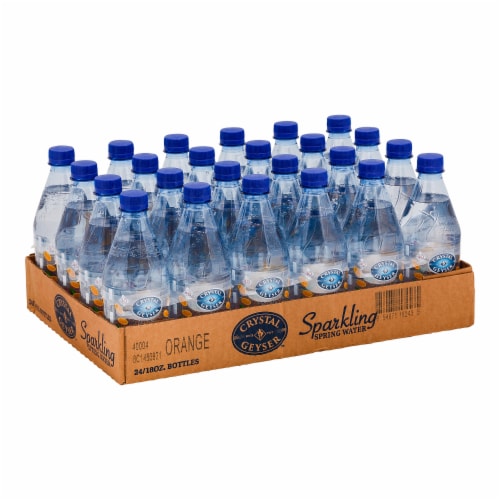 Crystal Geyser™ Sparkling Spring Water - Orange Perspective: top