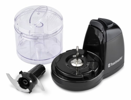 Toastmaster 1.5-Cup Mini Chopper Black Perspective: top
