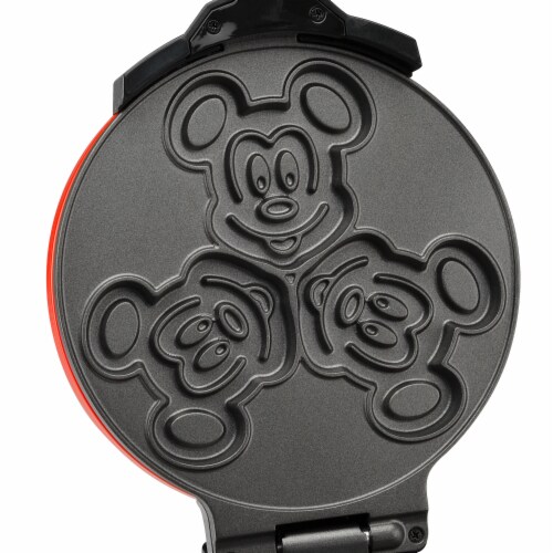 Select Brands Disney Mickey Mouse Double Flip Waffle Maker Perspective: top