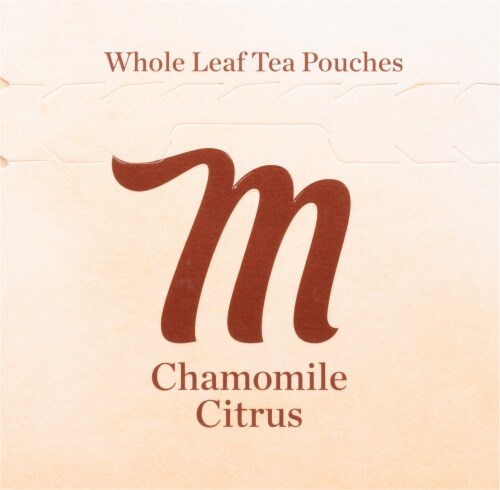 Mighty Leaf® Chamomile Citrus Tea Stitched Pouches Perspective: top