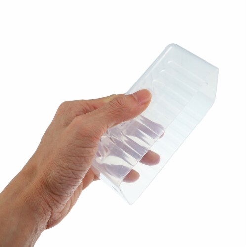 VOCOSTE Keep Soap Dry with Drain Multifunctional Soap Dish Soap Cleaning Storage Perspective: top