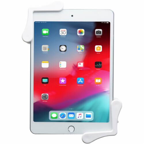 Rotating Wall Mount for 7-14 Inch Tablets (White) Perspective: top