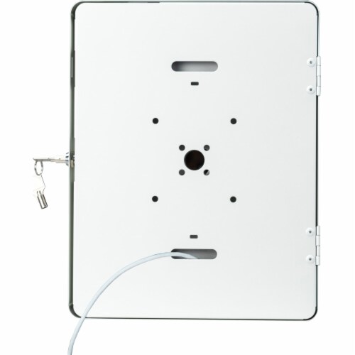 Premium Locking Wall Mount (White) Perspective: top