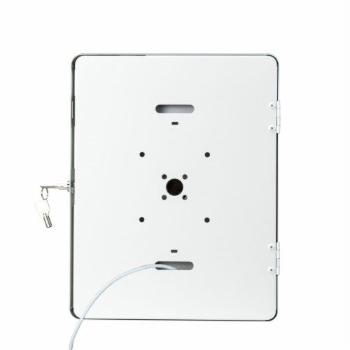 Premium Large Locking Wall Mount (White) Perspective: top