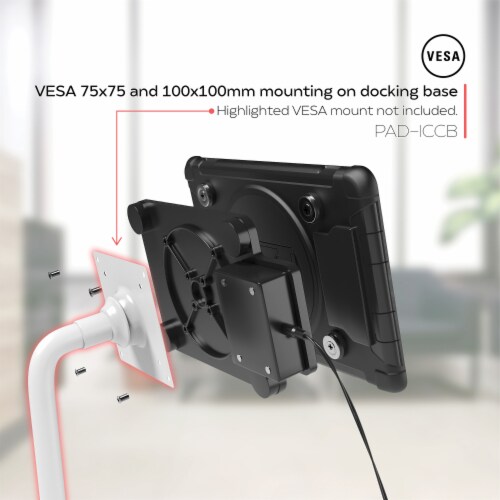 CTA Digital Inductive Charging Case for iPad 8th Gen 10.2-Inch and iPad Pro 10.5-Inch Perspective: top
