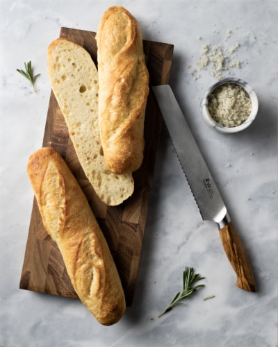 Izzio Artisan Bakery Take & Bake Demi Baguette Twin Pack Perspective: top