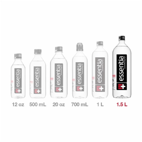 Essentia® Ionized Alkaline Bottled Water Perspective: top
