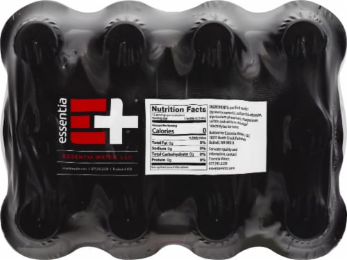 Essentia Bottled Water Perspective: top