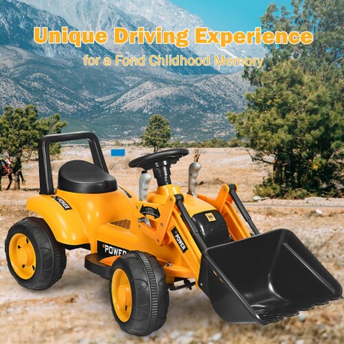 Slickblue Kids Ride On Excavator Digger 6V Battery Powered