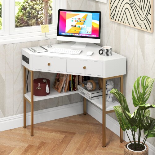 Slim corner desk hotsell