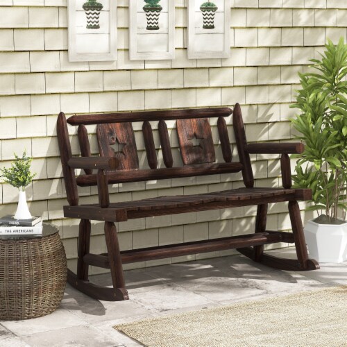 Double seat rocker best sale