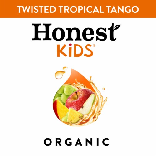 Honest Kids Twisted Tropical Tango Organic Fruit Juice Perspective: top