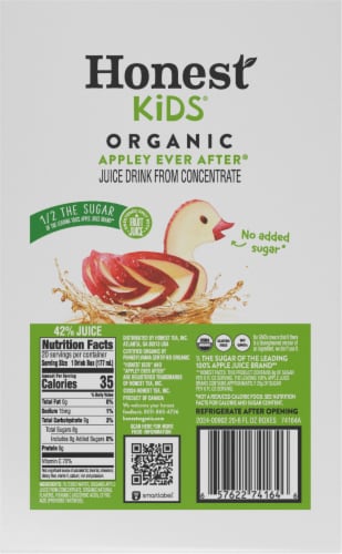 Honest Kids® Appley Ever After® Carton Perspective: top