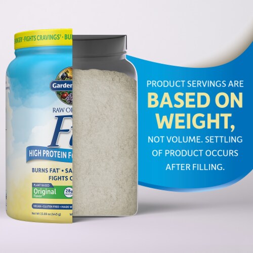 Garden of Life® Original Raw Organic Fit High Protein Whole Food Dietary Supplement Powder Perspective: top