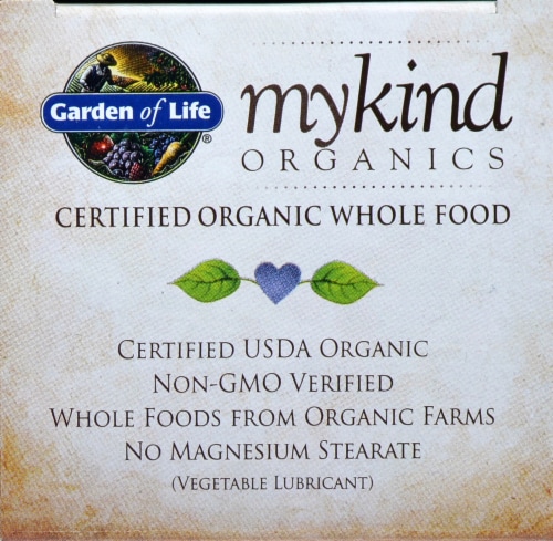 Garden Of Life® myKind Organics Men's Once Daily Multivitamin Vegan Tablets Perspective: top