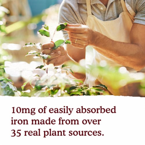 Garden of Life® Organics Plant Iron & Organic Herbs Liquid Supplement Perspective: top