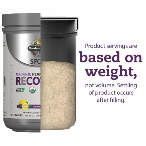 Garden of Life® Sport Organic Blackberry Lemonade Recovery Powder Perspective: top