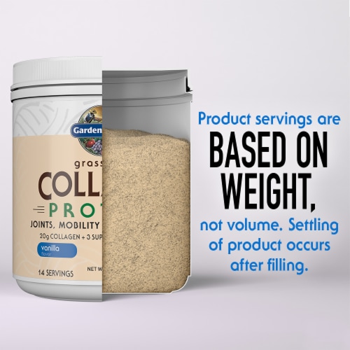 Garden of Life® Grass Fed Vanilla Collagen Protein Powder Perspective: top
