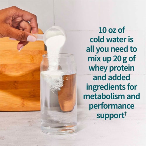 Garden of Life® Sport Vanilla Flavor Grass-Fed Whey + Weight Management Powder Perspective: top