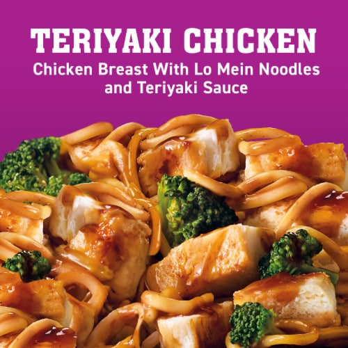 Hungry-Man Combos Orange Chicken Teriyaki Chicken Perspective: top