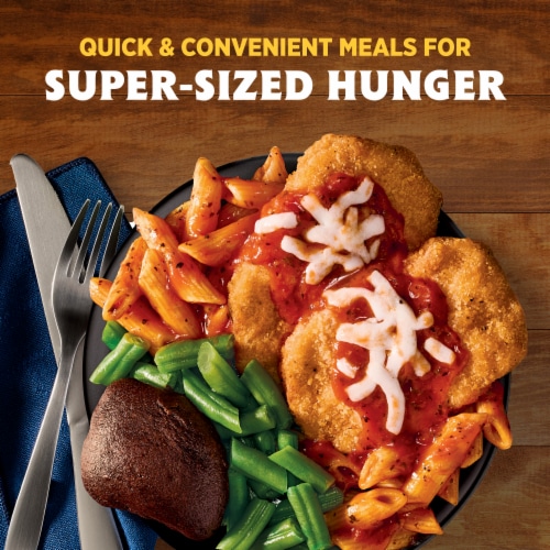 Hungry-Man Chicken Parmesan Frozen Meal Perspective: top