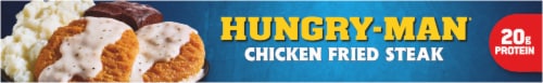 Hungry-Man® Chicken Fried Steak Frozen Meal Perspective: top