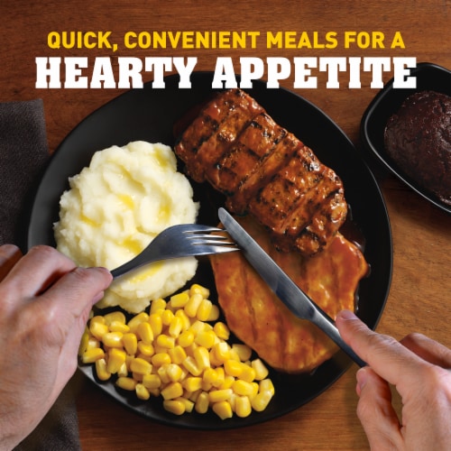 Hungry-Man Smokin' Backyard Barbeque Frozen Meal Perspective: top