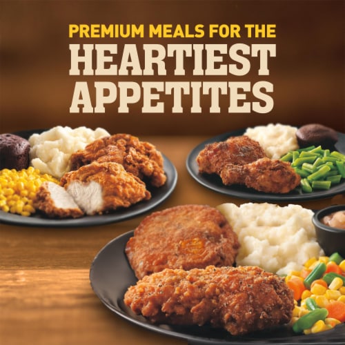 Hungry-Man Selects Spicy Classic Fried Chicken Frozen Meal Perspective: top