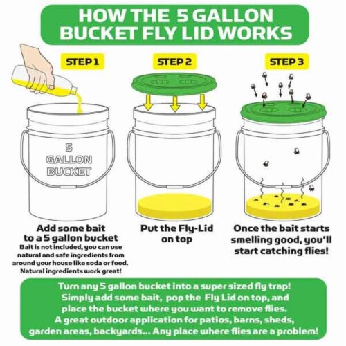 2 Gallon Bucket with Pull Through Lid