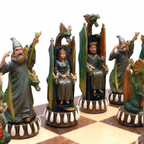 WE Games Dragon Chessmen Perspective: top