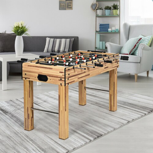 48'' Foosball Table Home Soccer Game Table Christmas Families Party Recreation Perspective: top