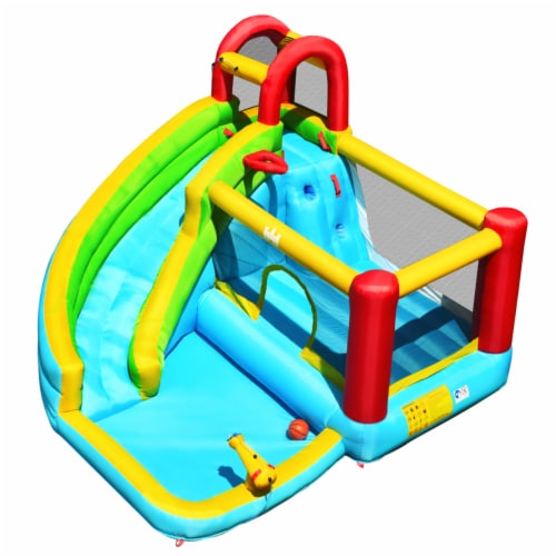 gymax inflatable splash water bouncer