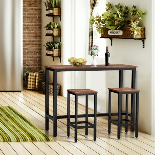 3 piece bar table set discount