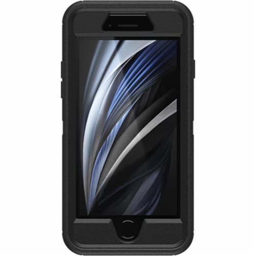 OtterBox Defender Series iPhone Case - Black Perspective: top