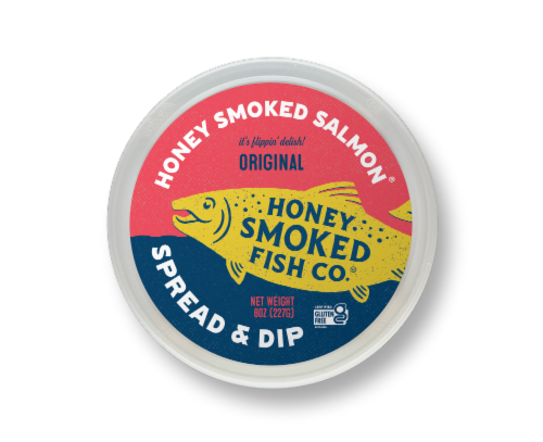 Honey Smoked Fish Co.® Honey Smoked Salmon® Original Spread & Dip Perspective: top