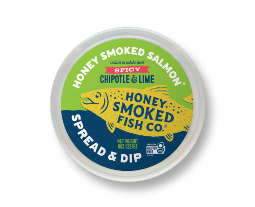 Honey Smoked Fish Co® Chiotle Lime Salmon Spread & Dip Perspective: top