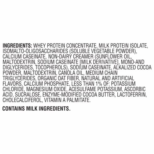 Muscle Milk® Genuine Chocolate Protein Powder Perspective: top