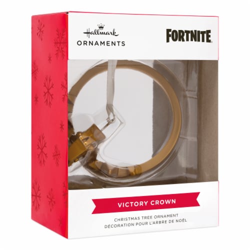 Holiday Christmas Ornament - Victory Crown Perspective: top