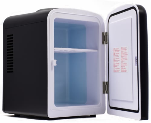 Uber Appliance Mini Fridge 6-can portable refrigerator|cooler/warmer|Bedroom/dorm/RV Perspective: top