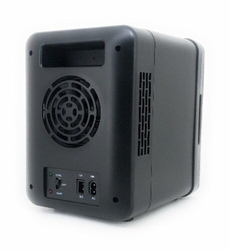 Uber Appliance Mini Fridge 4L personal and portable mini fridge with dry erase door Perspective: top