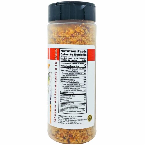 Chef Piñeiro's BBQ Seasoning From Puerto Rico, Sazonador Parrillero, 10.5 Ounces Perspective: top